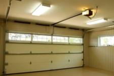 Inside view of a garage