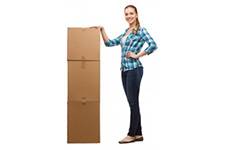 Woman with boxes
