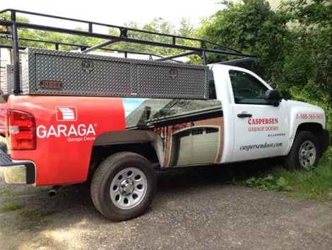 Service truck Caspersen Door Systems