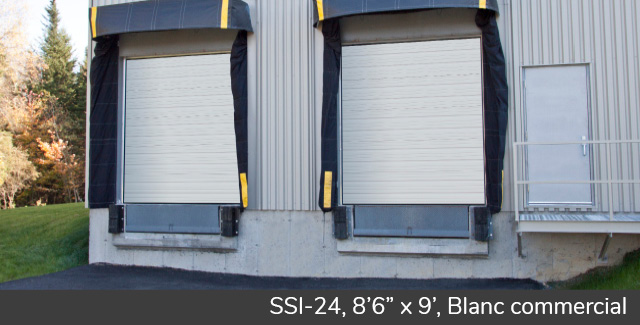 SSI-24, 8’6” x 9’, Commercial White doors​